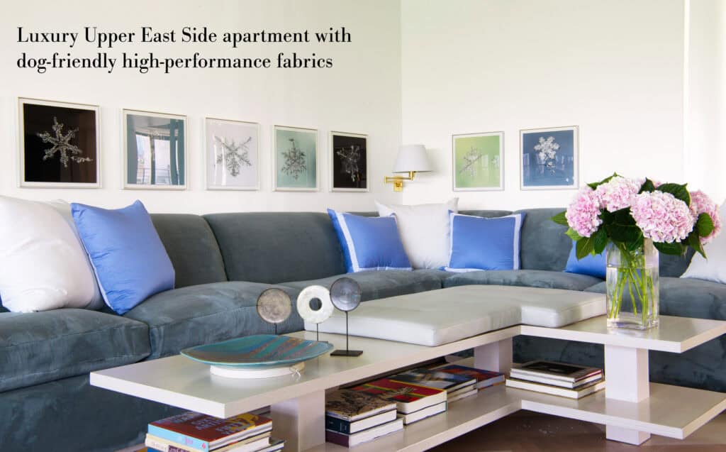 Luxury Upper East Side apartment with dog-friendly high-performance fabrics