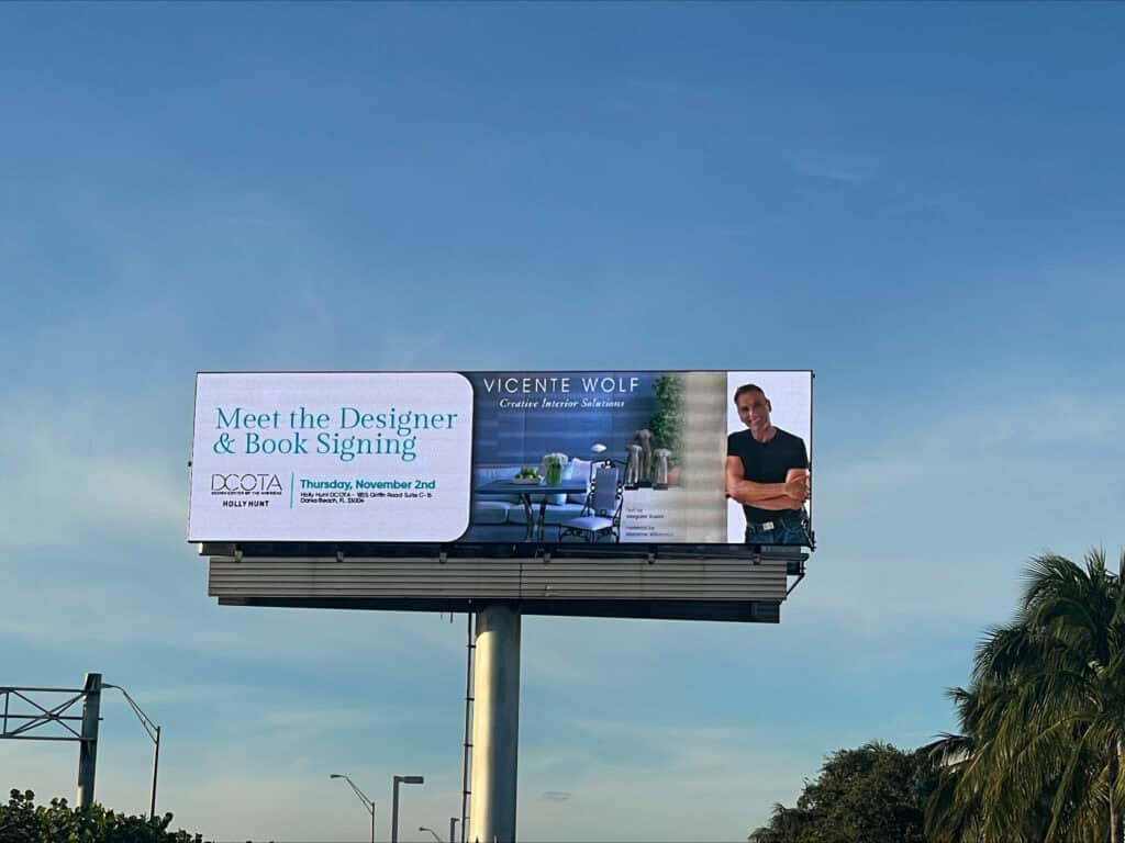 Vicente Wolf billboard on I95